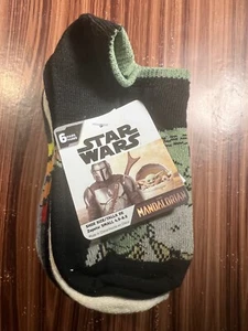 Star Wars Mandalorian Baby Yoda Kids Children Socks 6 Pack Pair Disney Plus NEW - Picture 1 of 8