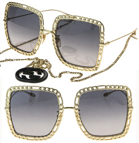 GUCCI GG1033S Collana catena staccabile oro 1033 ciondolo GG 002 occhiali da sole