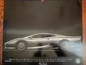 1993 JAGUAR XJ220 Launch Promo Calendar Original Tissue, Packaging, UK Labels - Picture 1 of 19
