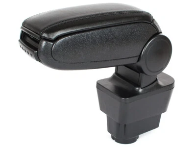 BRACCIOLO + SET DI MONTAGGIO ECOPELLE NERA PER FIAT GRANDE PUNTO EVO - Image 1 of 2