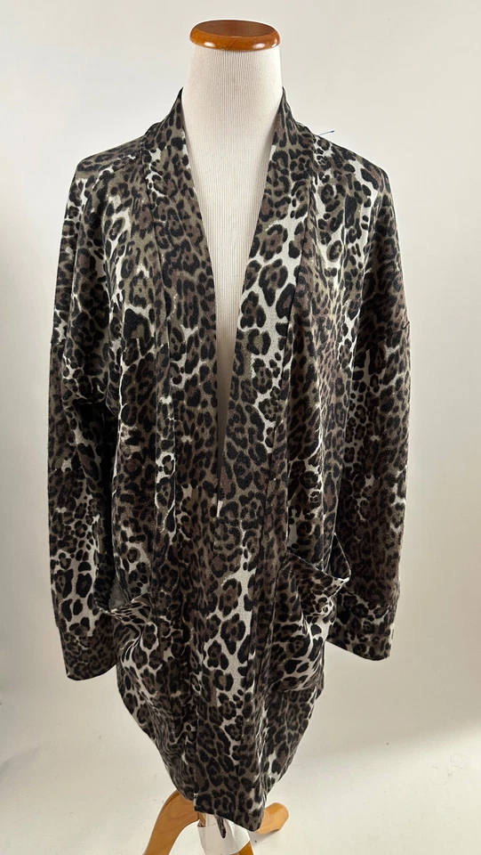 SANCTUARY Cárdigan Estampado Guepardo Suéter Mujer M Foto 1 de 4