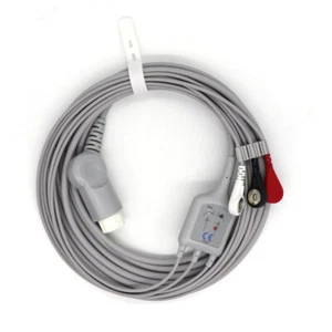 12pin Fit for Philips Heartstart/Agilent  Medical ECG Cable Standard snap 3M - Picture 1 of 9