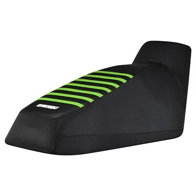 2014-24 M 8000 2014-19 XF 8000 Arctic Cat Seat Cover ALL BLACK GREEN RIBS #420 - Image 1 of 4