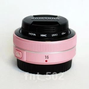 Lente gran angular Samsung NX 16 mm f/2,4 i-Function, rosa #90004NY - Imagen 1 de 8