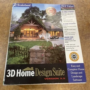 3d Home Design Suite 3.5 - Complete New in Box - Architect, Interior, Landscape - Picture 1 of 12