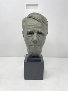 LEO CHERNE GIPS BÜSTE VON ROBERT FROST KUNST SKULPTUR STATUE VINTAGE 1961 - Bild 1 von 6