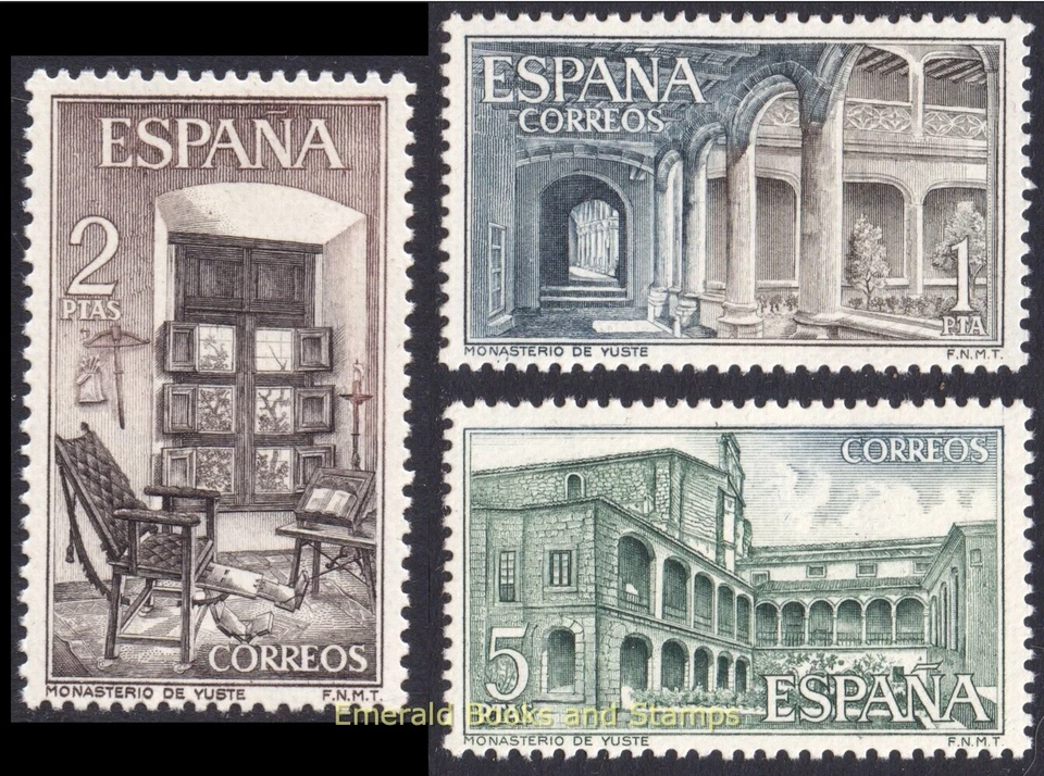 EBS Spain 1964 - Monasteries & Abbeys - Monastery of Yuste - 1578-1580 - MNH** - Image 1 of 4
