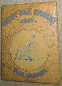 USS Ammen DD-527 1957 WESTPAC Cruise Book Yearbook, WW2-Korean War Era Warship - Picture 1 of 12