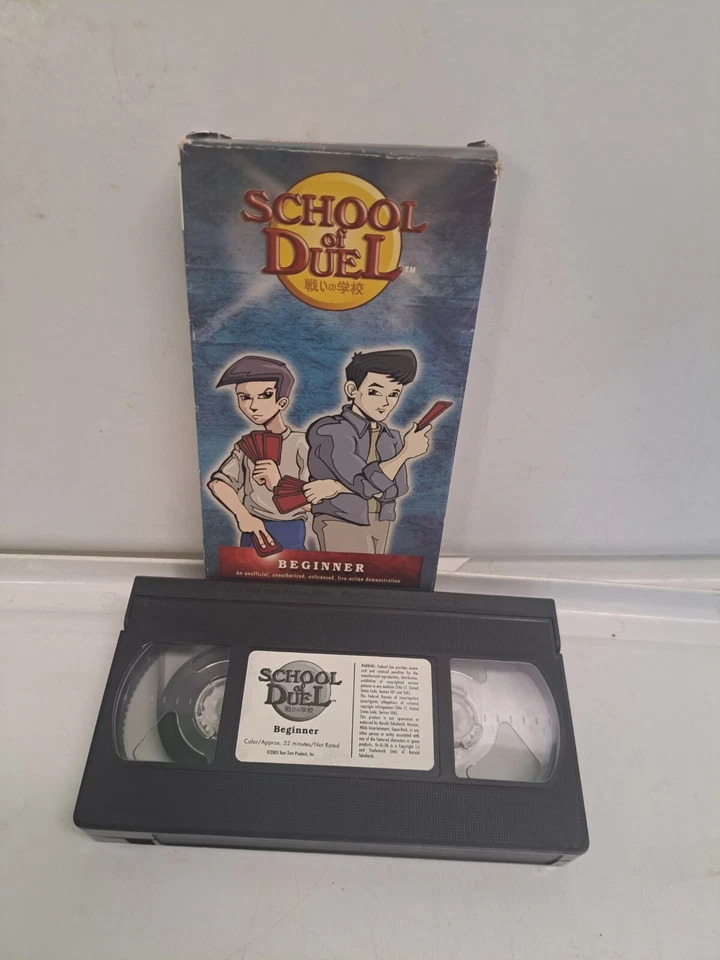 School Of Duel Beginner Yu- Gi- Oh Trading Card Game Guide 2003 VHS Vintage - Image 1 of 1