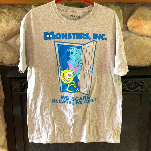 Men's Monsters Inc Sulley Mike Buds T-Shirt - Black - Medium