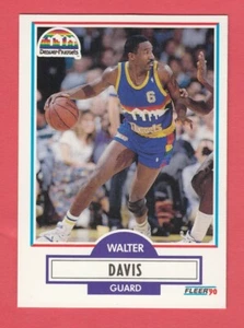 Baloncesto Fleer 1990 # 47 Walter Davis -- Pepitas -- Caja 737 - Imagen 1 de 1