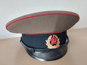 Soviet Union Vintage Military Hat Cap . USSR 1979 Original . Size 56. - Picture 1 of 20