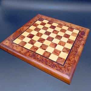 10.5" X 10.5" Handmade Moroccan Wooden Chess Board ONLY - Picture 1 of 7