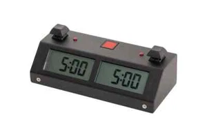 Chronos GX Digital Game Chess Clock - BUTTON - Black - Picture 1 of 1