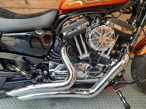 Harley Davidson XL 1200 883 Sportster Vance and Hines V & H Big Radius Exhaust - Picture 1 of 10