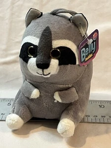 5" NANCO Raccoon plush belly buddy new with tag - Picture 1 of 4