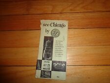 See Chicago by CTA Chicago Transit Authority Brochure 1953