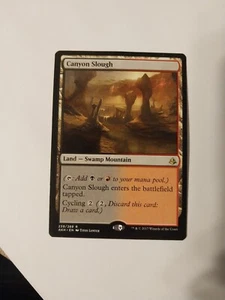 Canyon Slough Amonkhet Rare Magic MTG WOTC M8353 - Picture 1 of 4