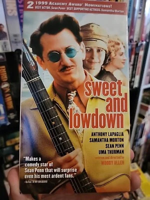 Sweet And Lowdown 1999 VHS Rare Hard To Find Original Release Version - Image 1 of 2