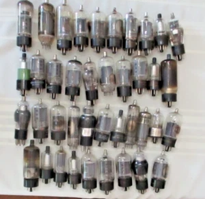 40 größere Vakuum-Elektronikröhren mehrere Marken & Größen L4 - Bild 1 von 3