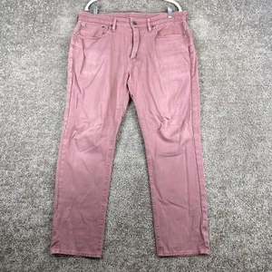 Levi's 511 Slim Fit Straight Leg Jeans Men's W36 L30 Mauve 5-Pocket - Picture 1 of 13