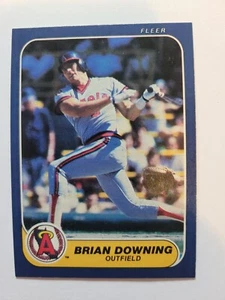 1986 FLEER BRIAN DOWNING #154 NM - Picture 1 of 1