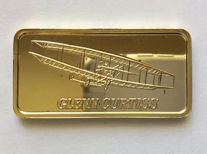 1976 Hamilton Mint Glenn Curtiss Silver Art Bar HAM-672G A5025 - Picture 1 of 5