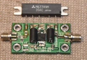Amplificador AED 433mhz con módulo de alimentación Mitsubishi M67749M - Imagen 1 de 1