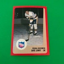 1988-89 ProCards Hockey Dave Lowry - Peoria Rivermen IHL (NM)