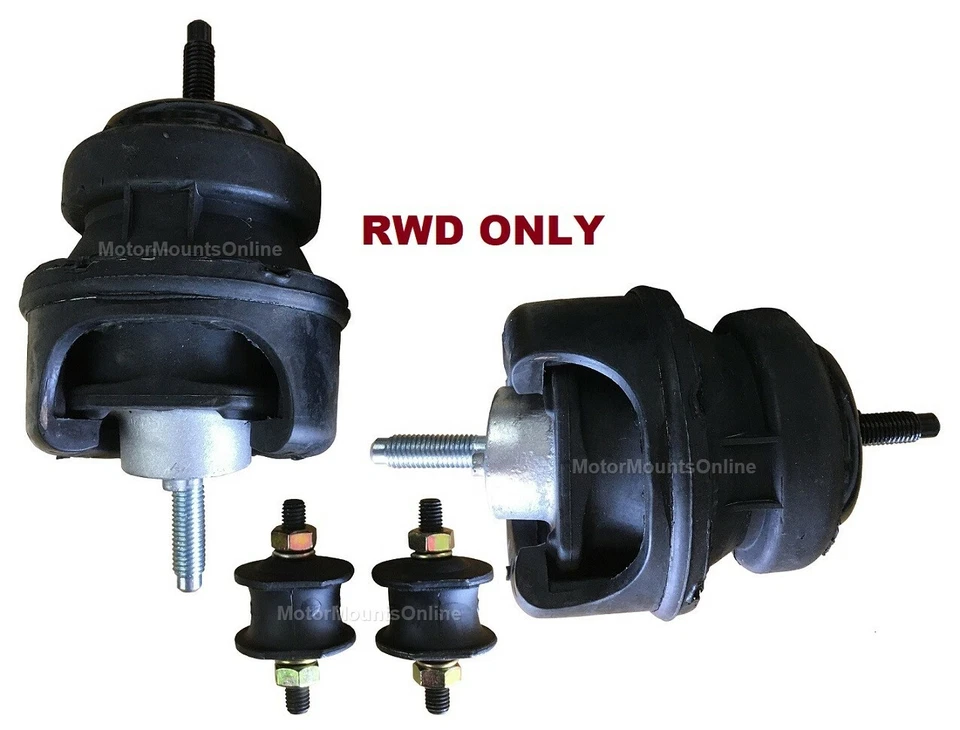 8PP161 4pc Motor Mounts fit 3.0L 3.6L 2008 - 2014 Cadillac CTS RWD Transmission - Image 1 of 1