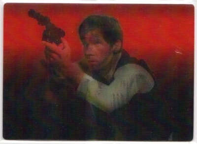 2016 Topps Star Wars Evolution Lenticular Morph 3-D Han Solo #4 - Image 1 of 2