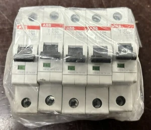 Lotto di 5 ABB S201 C50 6k Interruttore magnetotermico 50A 6k unipolare - Imagen 1 de 3