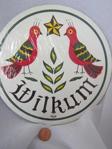 Vintage SEALED WILKUM Jacob Zook Pennsylvania Dutch Amish Folk Art 7.75"Handmade - Picture 1 of 2
