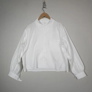 Camisa blanca vintage Yohji Yamamoto Pour Homme hecha en Japón - Imagen 1 de 12