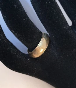 Vintage 14k Yellow Gold Wedding Band Ring 4.9 Grams - Picture 1 of 4