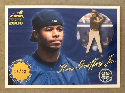 2000 Aurora - Premier Date - Ken Griffey Jr #133 - Seattle Mariners - NrMt-Mt - Image 1 of 4
