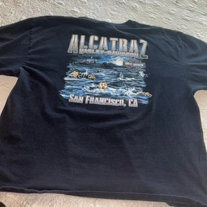 Harley-Davidson Shirt Mens 3XL Black Alcatraz San Francisco Biker Motorcycle - Picture 1 of 5