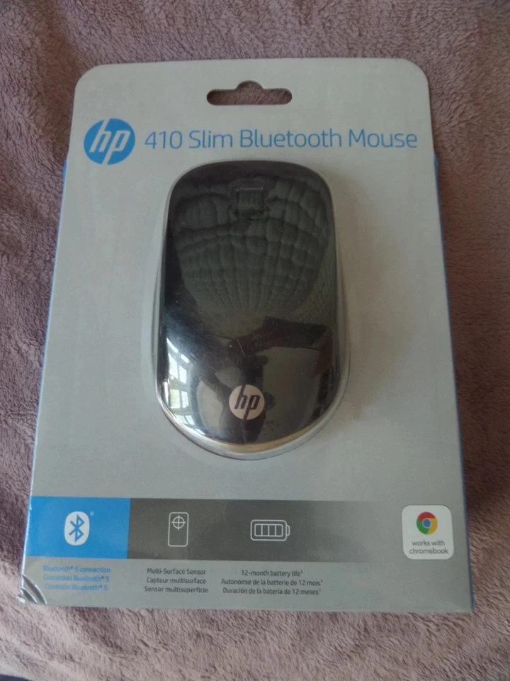 HP 410 Slim Bluetooth Mouse. Black. New & sealed. Multi Surface Sensor - Image 1 of 1