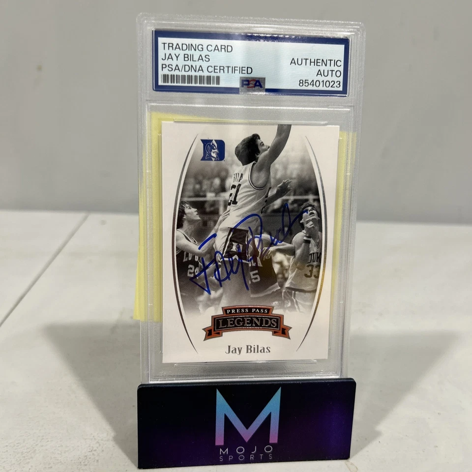 Pase de prensa firmado Jay Bilas 2007 Duke University PSA ADN autógrafo auténtico Foto 1 de 1