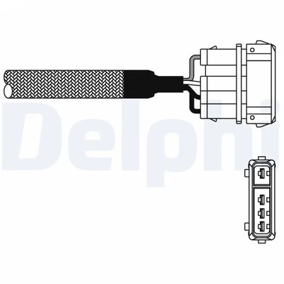 Sonda lambda Delphi per Skoda Felicia VW Caddy - Immagine 1 di 4