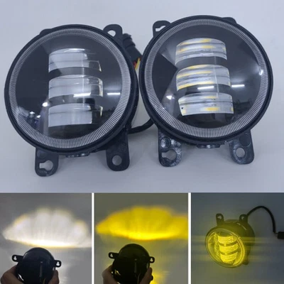 2pcs Car Led Fog Light Lamp For Honda Civic Crv City Accord With Turn Signal - Image 1 of 4