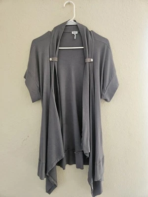 Splendid Cardigan Womens Medium Grey Super Soft Made In The USA Fall Essential - Image 1 of 4