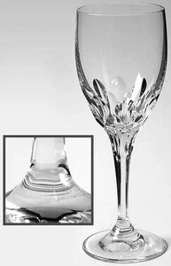 Gorham Crystal Diamond Clear  Wine Glass 167153 - Picture 1 of 1