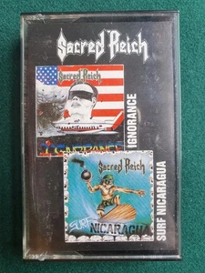 Sacred Reich - Ignorance / Surf Nicaragua Cassette Tape Thrash Metal - Picture 1 of 4