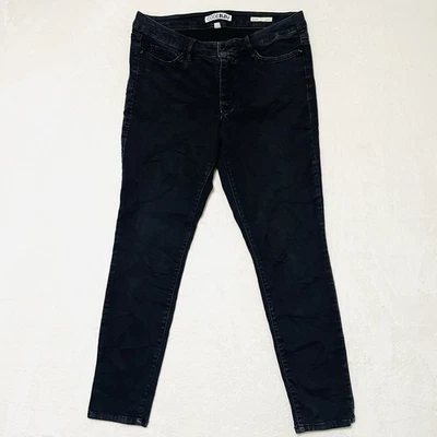 Code Bleu Soho Skinny Women’s Jeans Size 14P (W31 L26) Black Denim 69% Cotton - Image 1 of 4