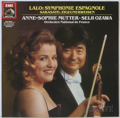 ANNE-SOPHIE MUTTER LALO SYMPHONY ESPAGNOLE SARASATE EMI ED.1 DIGITAL LP NM - Image 1 of 3