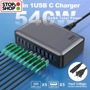 200W–620W GaN Fast Charger Multi-Port Charging Station for iPhone/MacBook UK - Picture 1 of 15