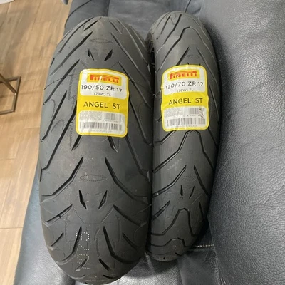 Передние и задние мотоциклетные шины Pirelli Angel ST 120/70ZR17 (58 Вт) 190/50ZR17 (73 Вт) - Изображение 1 из 4