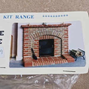 1/12 Dolls House Briquette Fireplace Kit FPK - Picture 1 of 7