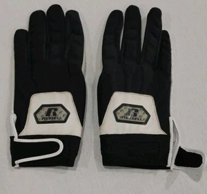 Russell Men's Size XL Black All-Weather Football Receiver Gloves 1 Pair - Picture 1 of 5